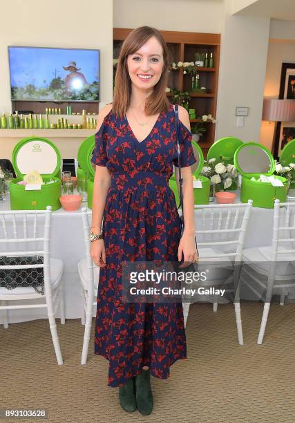 Ahna O'Reilly attends the Tata Harper VIP Masterclass at Sunset Tower on December 14, 2017 in Los Angeles, California.