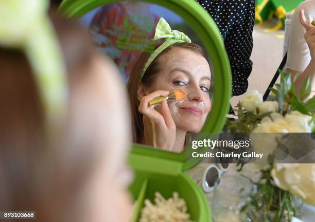 Ahna O'Reilly attends the Tata Harper VIP Masterclass at Sunset Tower on December 14, 2017 in Los Angeles, California.