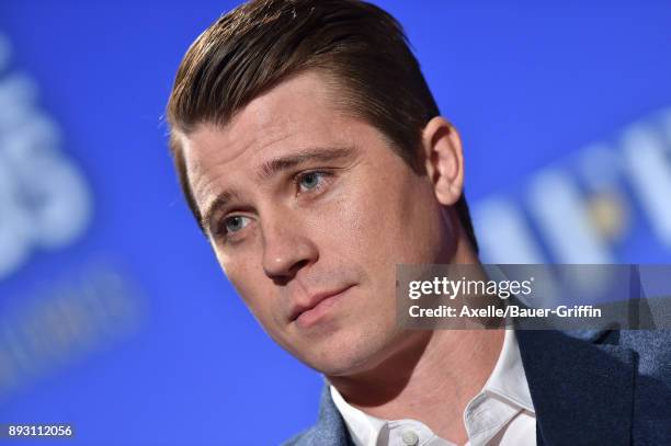 Actor Garrett Hedlund attends the 75th Annual Golden Globe Nominations Announcement at The Beverly Hilton on December 11, 2017 in Los Angeles,...