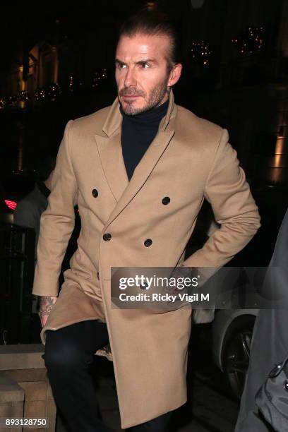 David Beckham attends Victoria Beckham Christmas Open House hosted by Victoria Beckham, David Beckham and British Vogue at Victoria Beckham, Dover...