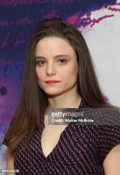 Mia Vallet attends the Meet & Greet for the cast of the Ensemble for the Romantic Century production of 'Mary Shelley's Frankenstein' at the Shelter...
