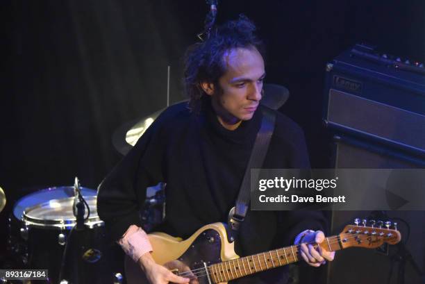 William Rees attends an intimate performance by Tom Odell and friends for Help Refugees at their annual Christmas party at The Jazz Cafe on December...