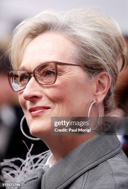 Actress Meryl Streep attends "The Post" Washington, DC Premiere at The Newseum on December 14, 2017 in Washington, DC.