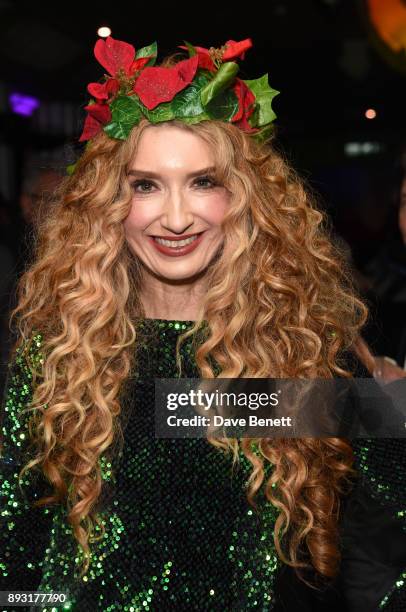 Melanie Masson attends the world premiere press night performance of "Nativity: The Musical" at Eventim Apollo, Hammersmith on December 14, 2017 in...