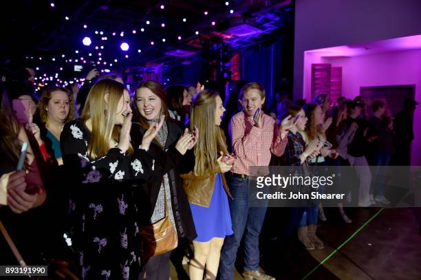 Fans enjoy performaces at the Rare Country Awards on December 14, 2017 in Nashville, Tennessee.