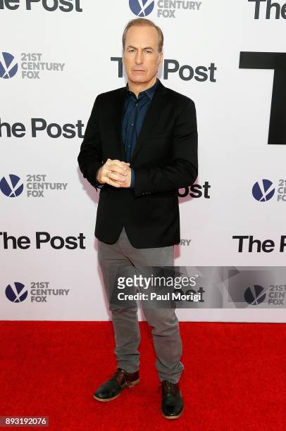 Bob Odenkirk arrives at "The Post" Washington, DC Premiere at The Newseum on December 14, 2017 in Washington, DC.