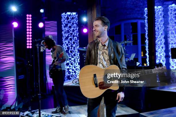 Musicians Eric Steedly and Brandon Lancaster of musical group Lanco performs onstage for the Rare Country Awards on December 14, 2017 in Nashville,...