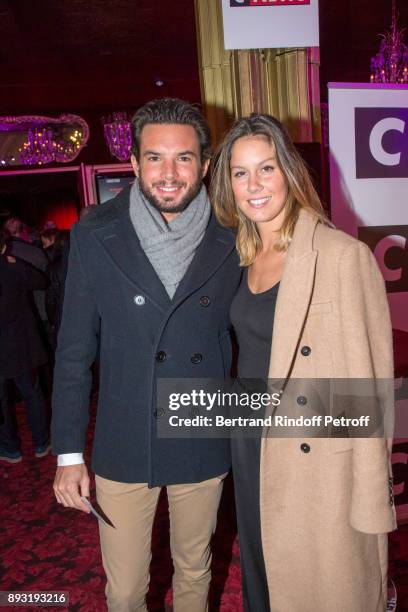 Daughter of Michel Leeb, Fanny Leeb attends "Michel Leeb 40 ans" Theater Show at Casino de Paris on December 14, 2017 in Paris, France.