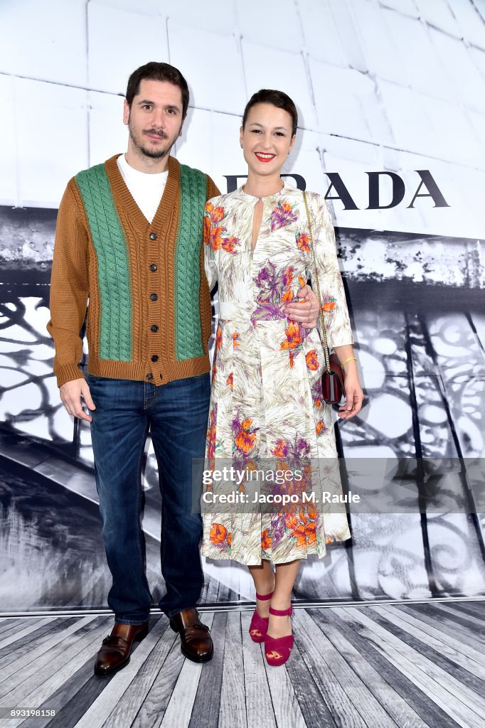 Gabriele Mainetti and Alice Vicario attend the cocktail reception