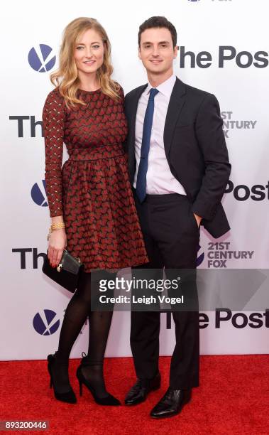 Trevor White arrives at "The Post" Washington, DC premiere at The Newseum on December 14, 2017 in Washington, DC.