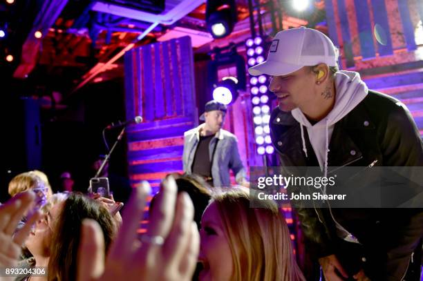 Singer-songwriter Kane Brown performs onstage during the Rare Country Awards on December 14, 2017 in Nashville, Tennessee.