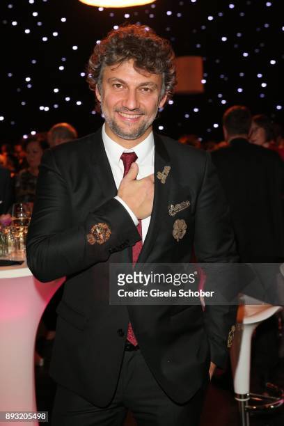 Opera singer Jonas Kaufmann during the 23th annual Jose Carreras Gala after party at Bavaria Filmstudios on December 14, 2017 in Munich, Germany.