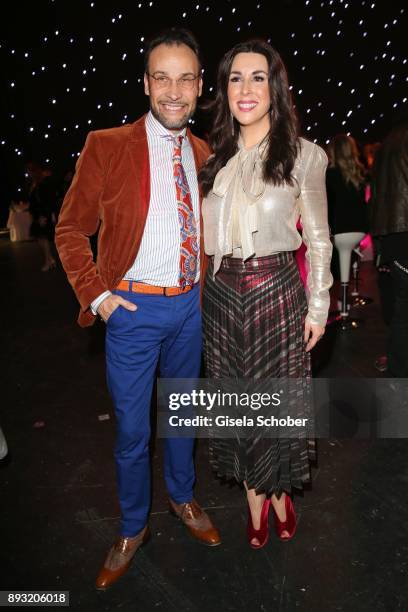 Alexander Klaus Stecher and his wife Judith Williams during the 23th annual Jose Carreras Gala after party at Bavaria Filmstudios on December 14,...