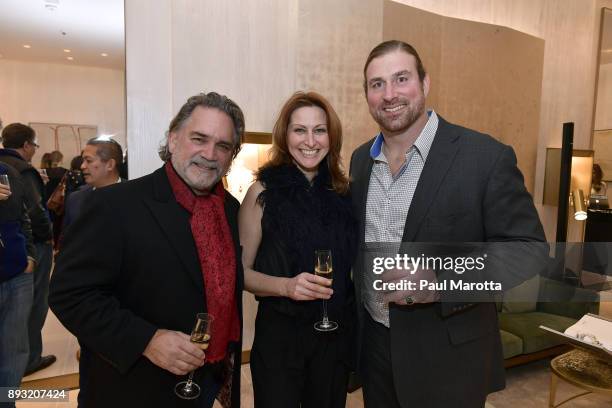 Matt Light and guests attend the David Yurman Boston store event to support the Matt Light Foundation on December 14, 2017 in Boston, Massachusetts.