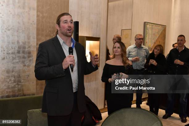 Matt and Susie Light attend the David Yurman Boston store event to support the Matt Light Foundation on December 14, 2017 in Boston, Massachusetts.