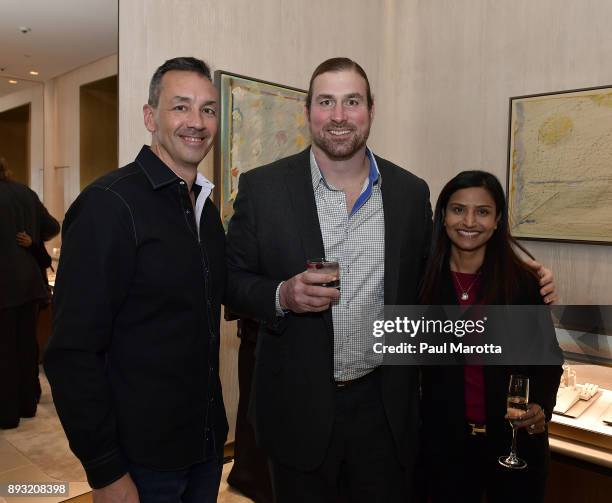 Matt Light and guests attend the David Yurman Boston store event to support the Matt Light Foundation on December 14, 2017 in Boston, Massachusetts.