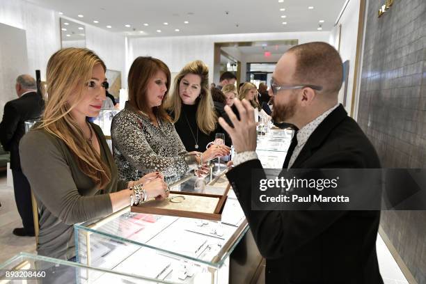 Guests attend the David Yurman Boston store event to support the Matt Light Foundation on December 14, 2017 in Boston, Massachusetts.