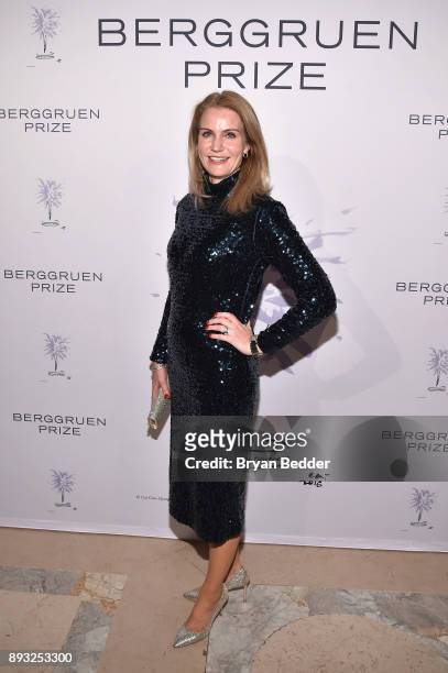Helle Thorning-Schmidt attends the Berggruen Prize Gala at the New York Public Library on December 14, 2017 in New York City.