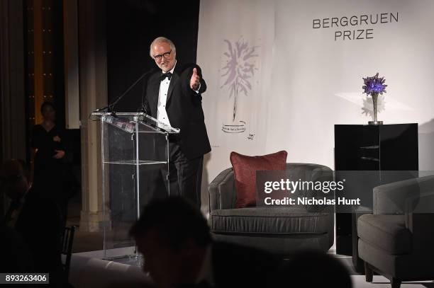 President of the Berggruen Institute Craig Calhoun attends the Berggruen Prize Gala at the New York Public Library on December 14, 2017 in New York...
