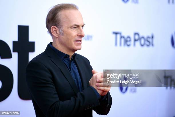 Bob Odenkirk arrives at "The Post" Washington, DC Premiere at The Newseum on December 14, 2017 in Washington, DC.