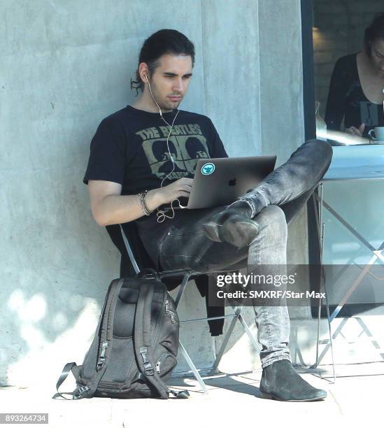 Nick Simmons is seen on December 14, 2017 in Los Angeles, CA.