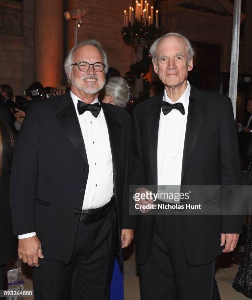 President of the Berggruen Institute Craig Calhoun and 2016 Berggruen Prize Winner Charles Taylor attend the Berggruen Prize Gala at the New York...