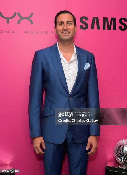 General Manager Michel Fahmy at the NYX Professional Makeup and Samsung VR Launch Party at Beauty & Essex on December 14, 2017 in Los Angeles,...