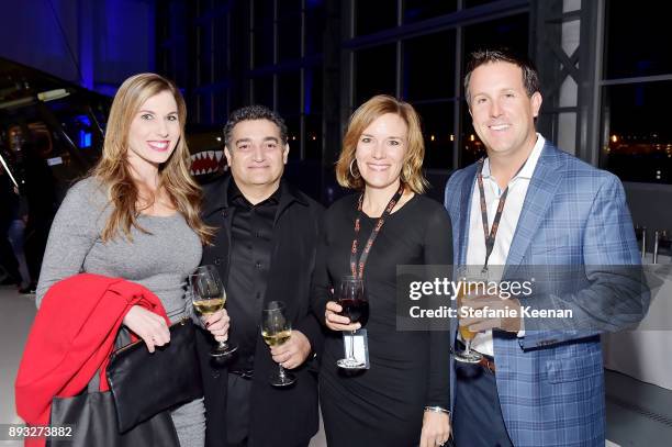 Guests attend Elite Aerospace Group's 4th Annual Aerospace & Defense Symposium at Lyon Air Museum on December 14, 2017 in Santa Ana, California.