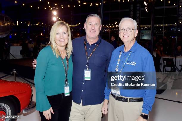 Guests attend Elite Aerospace Group's 4th Annual Aerospace & Defense Symposium at Lyon Air Museum on December 14, 2017 in Santa Ana, California.