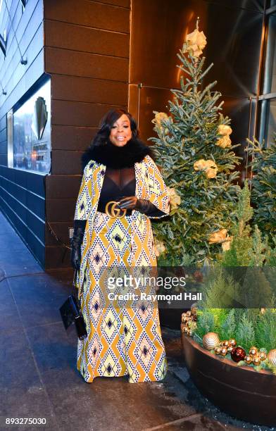 Actress Niecy Nash is seen walking in Midtown on December 14, 2017 in New York City.