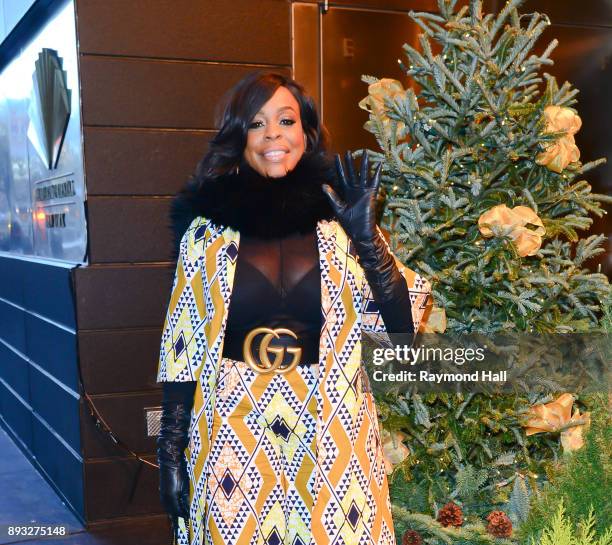 Actress Niecy Nash is seen walking in Midtown on December 14, 2017 in New York City.