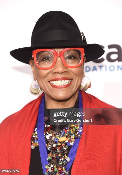 Recipient of the ASCAP Foundation Champion Award, Dee Dee Bridgewater attends the ASCAP Foundation Awards 2017 at Jazz at Lincoln Center on December...