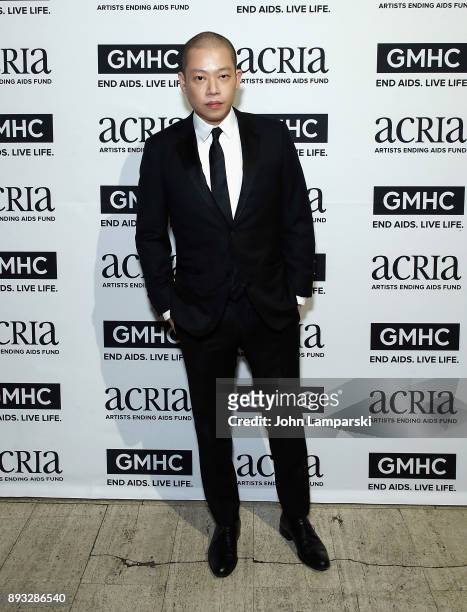 Designer Jason Wu attends ACRIA's 22nd annual holiday dinner at Cipriani 25 Broadway on December 14, 2017 in New York City.