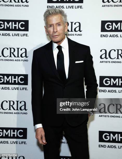 Designer Calvin Klein attends ACRIA's 22nd annual holiday dinner at Cipriani 25 Broadway on December 14, 2017 in New York City.