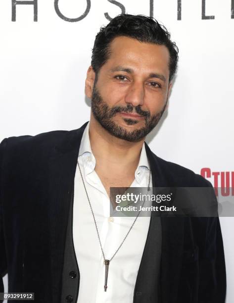 Cas Anvar attends the Premiere Of Entertainment Studios Motion Pictures' "Hostiles" at Samuel Goldwyn Theater on December 14, 2017 in Beverly Hills,...