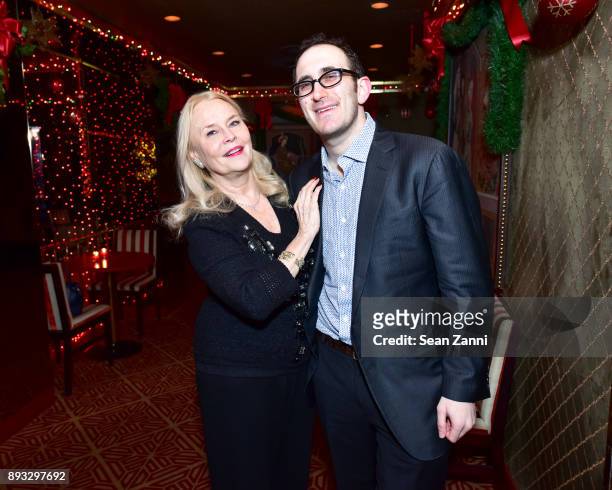 Cornelia Sharpe Bregman and Nick Raynes attend A Christmas Cheer Holiday Party 2017 Hosted by George Farias and Anne and Jay McInerney at The Doubles...