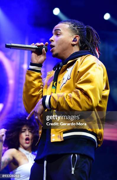 Ozuna performs at Amway Center on December 14, 2017 in Orlando, Florida.