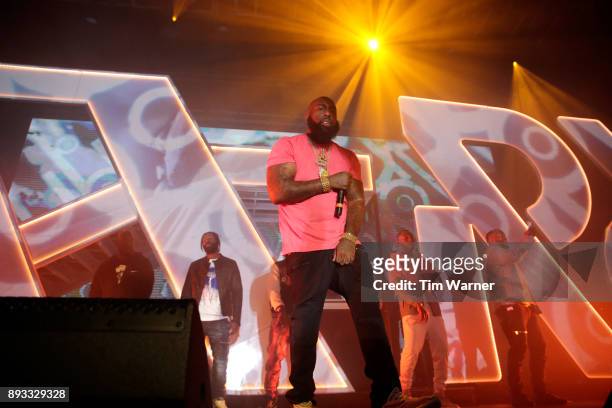 Trae Tha Truth performs onstage during Spotify's RapCaviar Live in Houston at Revention Music Center on December 14, 2017 in Houston, Texas.