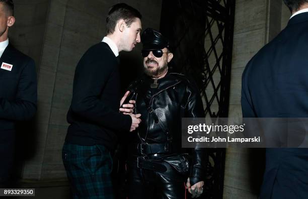 Andrew Nodell and Peter Marino attend ACRIA's 22nd annual holiday dinner at Cipriani 25 Broadway on December 14, 2017 in New York City.