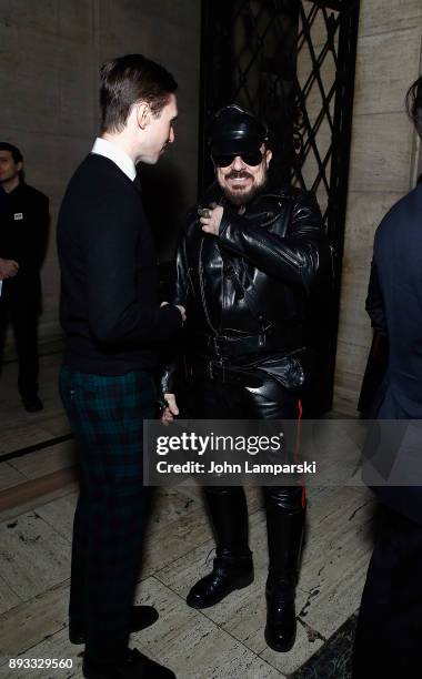 Andrew Nodell and Peter Marino attend ACRIA's 22nd annual holiday dinner at Cipriani 25 Broadway on December 14, 2017 in New York City.