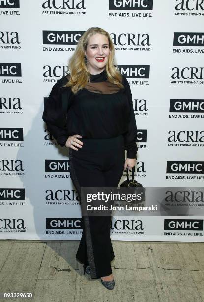 Gillian Hearst Simonds attends ACRIA's 22nd annual holiday dinner at Cipriani 25 Broadway on December 14, 2017 in New York City.