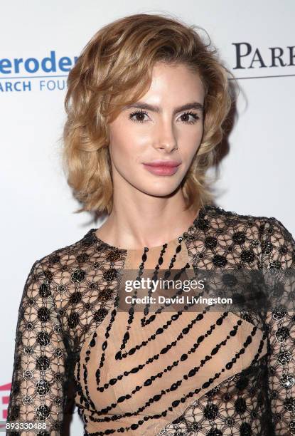 Model/TV personality Courtney Paige Nelson attends the Winter Comedy Ball at The Laugh Factory on December 14, 2017 in West Hollywood, California.