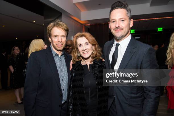 Jerry Bruckheimer, Linda Bruckheimer, and Scott Cooper attend the after party for the premiere of Entertainment Studios Motion Pictures' 'Hostiles'...