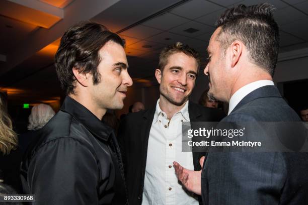 Actor Robert Pattinson and director Scott Cooper attends the after party for the premiere of Entertainment Studios Motion Pictures' 'Hostiles' on...