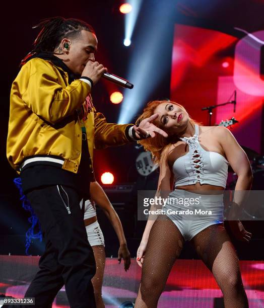 Ozuna performs at Amway Center on December 14, 2017 in Orlando, Florida.