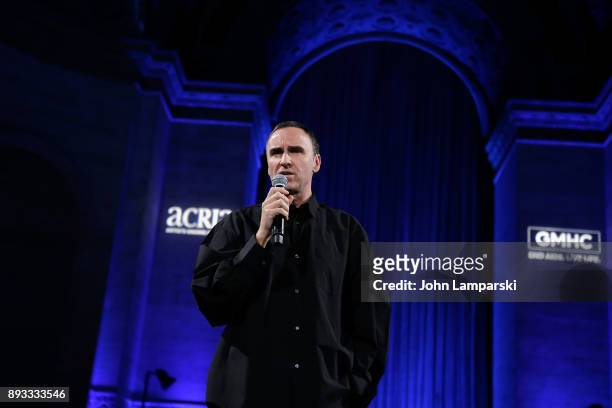 Designer Raf Simons attends ACRIA's 22nd annual holiday dinner at Cipriani 25 Broadway on December 14, 2017 in New York City.