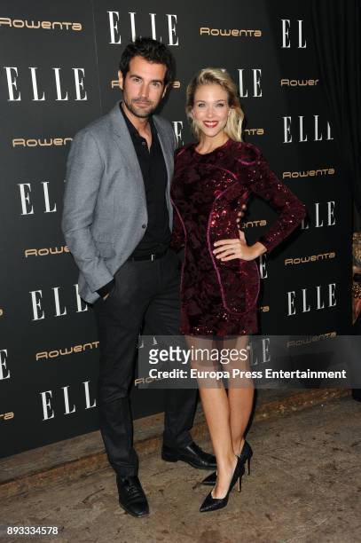 Alex Adrover and Patricia Montero attends Elle Christmas Party on December 13, 2017 in Madrid, Spain.
