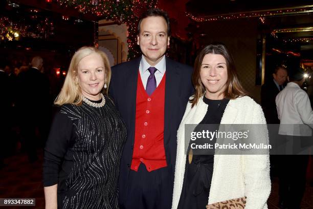 Anne Hearst McInerney, George Farias and Stellene Volandes attend A Christmas Cheer Holiday Party 2017 Hosted by George Farias, Anne and Jay...