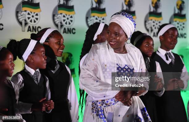 Girls from the Chief Albert Luthuli Primary school performes for Dr Nkosazana Dlamini-Zuma during the Gala Dinner in honour of Dlamini-Zuma held at...