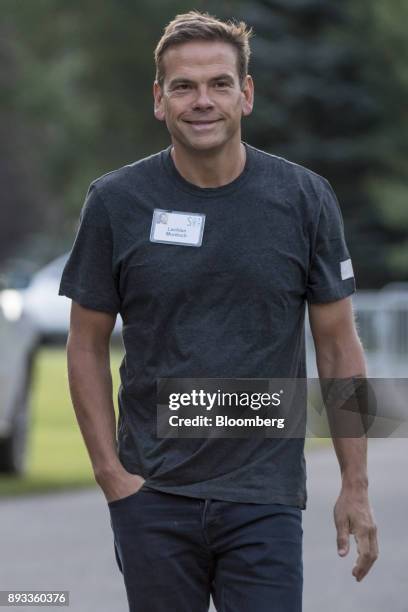 Lachlan Murdoch, co-chairman of Twenty-First Century Fox Inc., arrives for a morning session during the Allen & Co. Media and Technology conference...